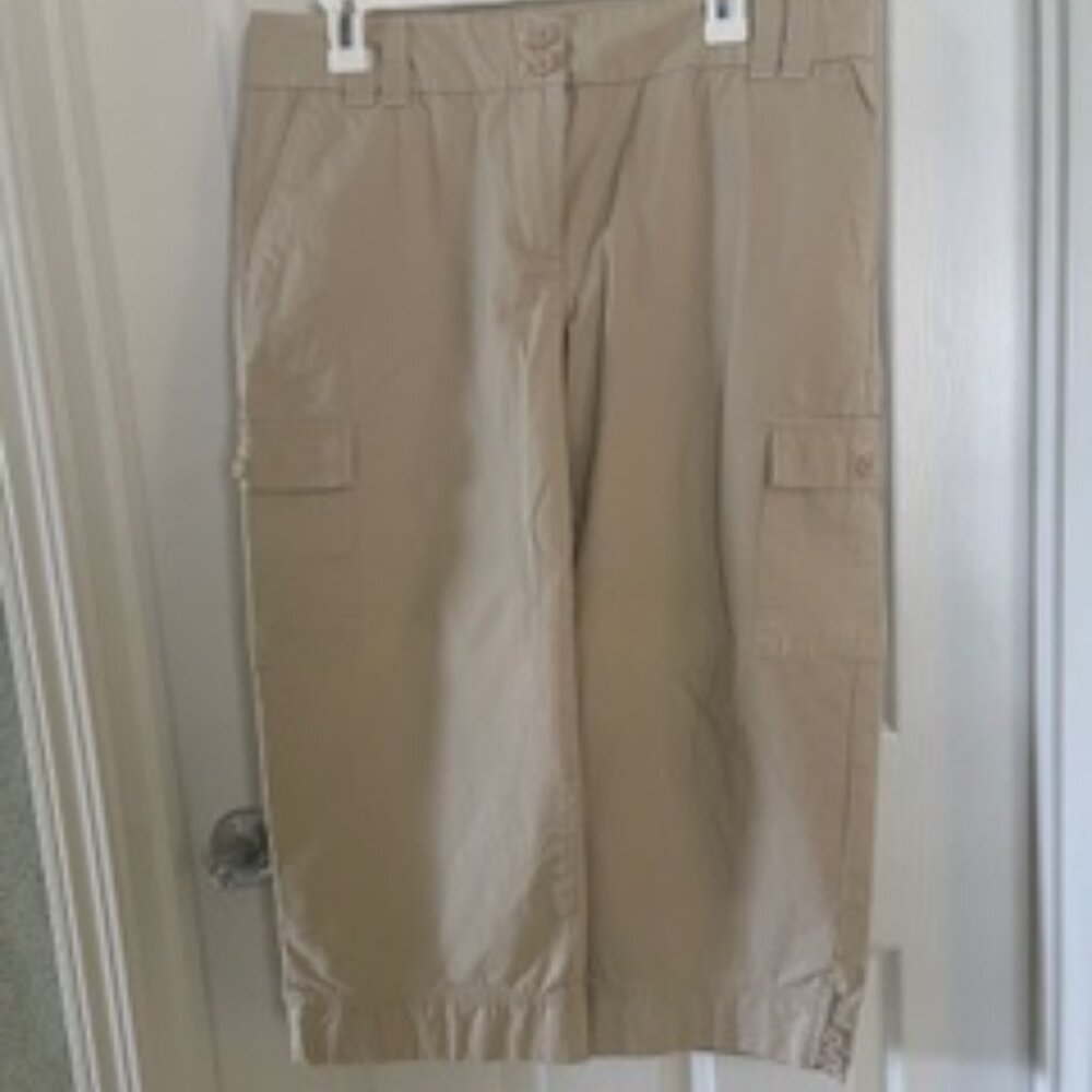 Izod Cargo Pants Cream/Lt Brown 14